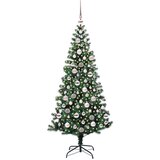 vidaXL Umjetna preddekorirana božićna jelka med 300 LED Zelena 180 cm | Shoptok.si