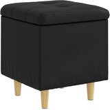  Otoman za pohranu s jastukom Crna 40 x 40 x 45 cm Umjetna koža | shoptok.hr