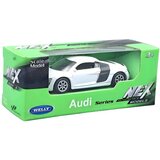Welly Welly: Audi R8 V10 beli modelček avtomobila 1/64 Cene