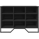Ormarić za cipele crni 90x38x61,5 cm od konstruiranog drva | Eponuda.com