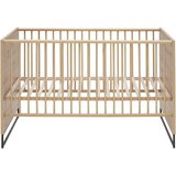 My Baby Lou OTROŠKA POSTELJICA Yunai antracit, barve hrasta | Shoptok.si