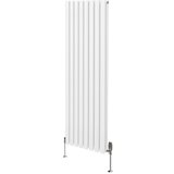 Monster ovalni radiator in ventili - 1600 mm x 480 mm - bel, (21569866) Cene