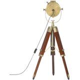  Podna svjetiljka na tronošcu od masivnog drva manga 69 cm | shoptok.hr