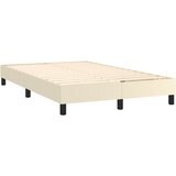  s oprugama i madracem krem 120x200 cm od umjetne kože | shoptok.hr
