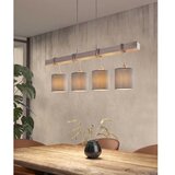 Brilagi LED luster na sajli NUBILA 4xE27/60W/230V siva | Eponuda.com