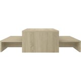  Set uklapajućih stolića boja hrasta 100 x 100 x 26,5 cm drveni | shoptok.hr