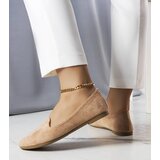 Gemre Beige eco-suede ballet flats Marion | shoptok.hr