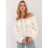 Italy Moda Blouse-MI-BZ-26158.20-ecru | Shoptok.si