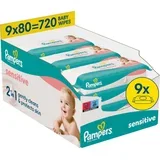Sensitive Baby Wipes vlažne maramice za čišćenje za djecu 9x80 kom