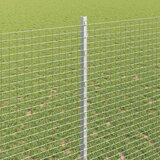  Zatvorena žičana ograda s postovima 25 x 1,4 m Siva Mreža | shoptok.hr