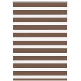 vidaXL Zebra zavesa rjava 95x100 cm širina blaga 90,9 cm poliester, (5000297775) | Shoptok.si