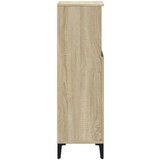 vidaXL Kopalniška omarica sonoma hrast 30x30x100 cm inženirski les | Shoptok.si
