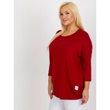 RELEVANCE Blouse-RV-BZ-3770.92-burgundy | Shoptok.si