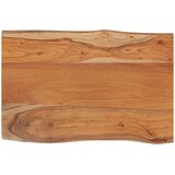 vidaXL Mizna plošča 60x40x2,5 cm pravokotna akacija naraven rob | Shoptok.si