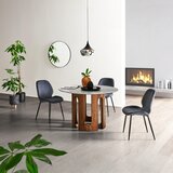 Livetastic JEDILNA MIZA, v celoti masivno akacija barva oreha | Shoptok.si