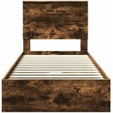  Krevet s od storage s ladicama Dimljeni hrast 100 x 200 cm | shoptok.hr