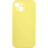  Silikonska futrola sa žaštitom za kamere za iPhone 15 Žuta Cene