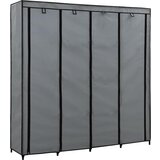 The Living Store Ormar s 4 odjeljka sivi 175 x 45 x 170 cm | shoptok.hr