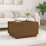 The Living Store Klubska mizica medeno rjava 60x50x35 cm trdna borovina - Klubska Mizica, (21575191) | Shoptok.si