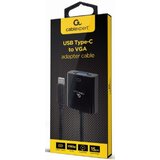 Gembird A-CM-VGAF-01 USB Type-C to VGA adapter cable, 15 cm, black | ePonuda.com