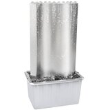  Vrtna fontana srebrna 60,2x37x122,1 cm od nehrđajućeg čelika | Eponuda.com