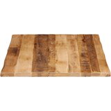 Stolna ploča 110x80x2,5 cm masivno drvo manga sa živim rubom | shoptok.hr