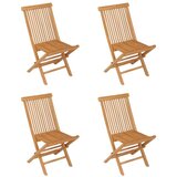  5-dijelni vrtni blagovaonski set od masivne tikovine | shoptok.hr