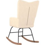  Gugalni stol s stolčkom krem blago, (20939447) | Shoptok.si