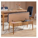 Hanah home trpezarijska klupa vina bank dark blue atlantic | ePonuda.com