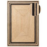 Hanse Home Črna/v naravni barvi obojestranska/ročno tkana preproga iz jute 200x300 cm Looma – | Shoptok.si