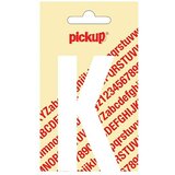 Pickup Samolepilni listki (Motiv: K, Bele barve, Višina: 90 mm) | Shoptok.si