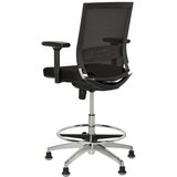 MID.YOU Vrtljiv Stol Top Work 77, Črna | Shoptok.si