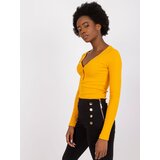 RUE PARIS Blouse-RV-BZ-7439.18-light orange | Shoptok.si