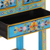 vidaXL Komoda tirkizna 55 x 30 x 76 cm od masivnog drva manga | shoptok.hr