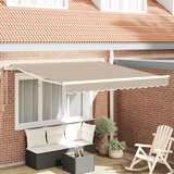 vidaXL Avtomatska Retraktibilna Tenda Bež 350x250 cm, Zamenjavna Tenda za 3.5x2.5 m Okvir Bež Cene