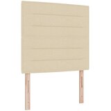  LED krevet za pohranu s madracem Krem 90 x 190 cm Tkanina | shoptok.hr