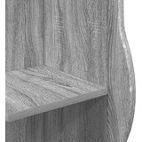  Kutna polica Siva sonoma 34 x 33 x 102 cm Konstruirano drvo | Eponuda.com