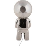 Leitmotiv LED stolna lampa s mogućnosti zatamnjivanja u srebrnoj boji sa staklenim sjenilom (visina 27 cm) Ross – | shoptok.hr