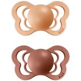 Bibs Couture Natural Rubber Size 1: 0+ months duda Peach / Woodchuck 2 kom Cijene