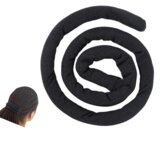 INF Dirty Braids Ponytail Wrap, visok čop Spiral Lock Dreadlocks lasni vložek Black, (21658280) Cene
