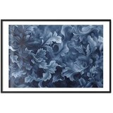  Plakat - Dense Dark Blue Abstract Ornaments 30x21 Crni okvir s margom | shoptok.hr