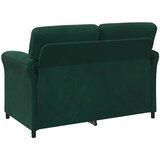 SOFA za dvije osobe Tamnozelena 138 x 83 x 95 cm Baršun | shoptok.hr