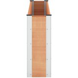  Vrtna visoka greda Rjava 200 x 30 x 72 cm WPC in aluminij, (5000287724) | Shoptok.si