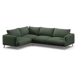 Micadoni Zelena kotna sedežna garnitura (levi kot/z ležalnikom) Naomi – | Shoptok.si
