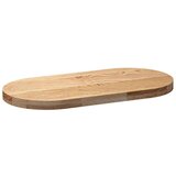 vidaXL Stolna ploča 80x40x4 cm od ovalna masivna hrastovina | shoptok.hr