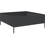  Povišena vrtna gredica crna 100x100x41 cm od čelika | Eponuda.com