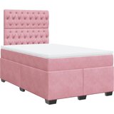 Box spring krevet s madracem ružičasti 120 x 200 cm baršunasti | shoptok.hr