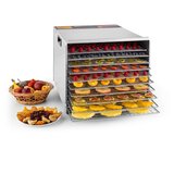 Klarstein Fruit Jerky Steel 10, 1000 W, Su&scaron;ilnik, Dehidrator, 10 Nadstropij, Nerjaveče Jeklo cene