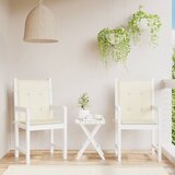  Jastuci za vrtne stolice 2 kom krem 100 x 50 x 3 cm od tkanine | shoptok.hr