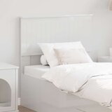 vidaXL Vzglavje z vzglavjem Svetlo Belo 80 cm Konstruiran les | Shoptok.si